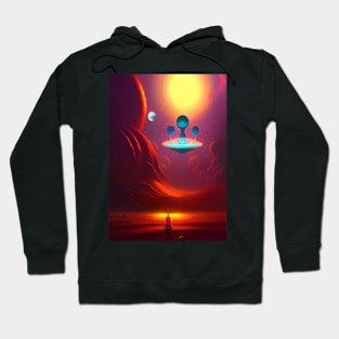 SURREAL DREAMY PEACEFUL PLANET Hoodie